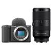 Sony Videocamera per vlog Alpha ZV-E10 II + SEL 70-350 mm f/4.5-6.3 G OSS "