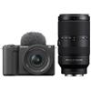 Sony Videocamera Vlog Alpha ZV-E10 II + SEL 16-50mm PZ OSS II + SEL 70-350mm f/4.5-6.3 G OSS "