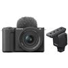 Sony Videocamera per vlog Alpha ZV-E10 II + SEL 16-50 mm PZ OSS II + microfono shotgun ECM-B10 "