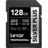 Lexar SD Silver Plus UHS-1 V30 R205/W150MB/s 128 GB"