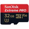 SanDisk Adattatore Extreme Pro, microSDHC, Classe 10, UHS-I, U3, A1, V30+ 32 GB"
