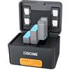 ZGCINE Caricatore GoPro 3X 901 Batteria (PS-G10-K3) "
