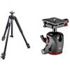 Manfrotto treppiede 190X in alluminio QPL, 3 segmenti con testa a sfera XPRO in magnesio BHQ6 "