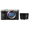 Sony Alpha 7C II (ILCE-7CM2) + SEL 40 mm f/2,5 G argento"