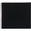 goldbuch Album a spirale Bella Vista senza finestra 35x30 40 pagine bianche nero"