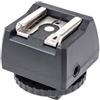 JJC Adattatore flash ISO standard con presa di sincronizzazione PC, presa jack da 3,5 mm e slitta flash "