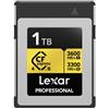 Lexar CFExpress Professional Tipo B 4.0 Oro - 3600MB/s 1 TB"