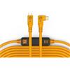 Tether Tools Cavo dati USB TetherPro da USB-C a USB-C, ad angolo retto 9,4 metri arancione"
