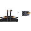 Tether Tools TetherGuard LeverLock + Kit di cavi, da USB-C a USB-C ad angolo retto 9,4 metri nero"