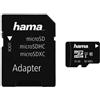 Hama microSDHC Classe 10 UHS-I 80MB/s + adattatore/mobile 16 GB"