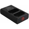 Berenstargh Caricatore USB doppio LCD per Sony FZ100"