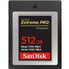 SanDisk Extreme PRO CFExpress Tipo B 512 GB"