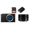 Panasonic Lumix DC-S9 + S 18-40 mm f/4,5-6,3 + batteria DMW-BLK 22 + SanDisk 128 GB nero"