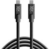 Tether Tools Cavo dati USB TetherPro da USB-C a USB-C - spina dritta nero 4,6m"