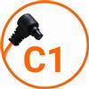 Miops Cavo di collegamento della telecamera Canon C1 arancione"