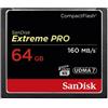 SanDisk Extreme PRO, Compact Flash, 160MB/s 64 GB"