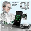 Patona caricabatterie wireless QI 3in1 per smartphone, orologio e AirPods "
