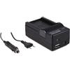 Patona caricatore 4in1 per Contour CT-3650 CT3650 Contour GPS HD 1080P "