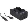 Patona caricabatterie 4in1 per Minolta NP-500 NP-600 DR-LB4 NP500 NP600 DRLB4 "