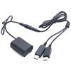 Caruba Batteria fittizia Sony NP FZ100 a decodifica completa + cavo USB doppio 5V 2A "
