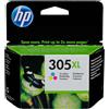 HP Cartuccia d'inchiostro a 3 colori n. 305 XL "