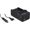 Patona caricabatterie 4in1 Samsung SLB-10A SLB10A SLB11A SLB-11A + KFZ "