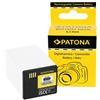 Patona Batteria per Arlo A-7A A-14 Pro 3 Pro 3 Light Pro 4 Pro 4X GO2 FB-1001 2 GB VML2030 Ultra 2 "