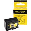 Patona Batteria per Canon BP819 BP827 BP808 BP809 HF100 HG-20 wireless"
