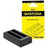 Patona caricabatterie doppio per Insta360 X4 CINSBBMA incl. cavo USB-C "