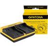 Patona Caricabatterie doppio per Canon BP-511"