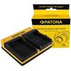 Patona Caricabatterie doppio per Canon NB-4L"