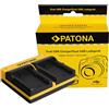 Patona Caricabatterie doppio per Fuji NP-W235"