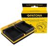 Patona Caricabatterie doppio per GoPro Eroe 1 / 2"