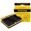 Patona Caricabatterie doppio per Nikon EN-EL11"