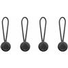 Peak Design Anelli di ancoraggio Micro Anchor 4 pezzi - ad es. per guinzaglio, bracciale, scivolo, scivolo lite o frizione nero"