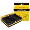 Patona Caricatore doppio per Olympus Li-70B"