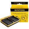 Patona Caricabatterie doppio per Sony NP-FT1"