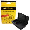 Patona Caricabatterie doppio con funzione Powerbank e memoria per Sony NP-FZ100 "