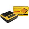 Patona Doppio caricatore USB LCD per Acer Medion DC-8300 DS-8330 CP8530 CP-8530 CP8531 CP-8531 "