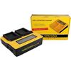 Patona Caricatore USB doppio LCD per Canon LP-E17"