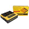 Patona Caricatore USB doppio LCD per Canon SLB-10A"