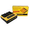 Patona Caricatore USB a doppio LCD per Casio NP-90 Exilim EXH10 EX-H10 "