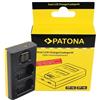 Patona Caricatore USB doppio LCD per Fuji NP-W235"