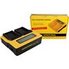 Patona Doppio caricatore USB LCD per Garmin P11P15-04-N02 Montana 600 650 600 Moto 650 t "