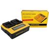 Patona Caricatore USB doppio LCD per GoPro Eroe 3"