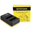 Patona Doppio caricatore USB LCD per Nikon EN-EL14 CoolPix "