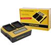 Patona Caricatore USB doppio LCD per Nikon EN-EL25"
