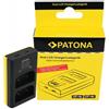 Patona Caricatore USB doppio LCD per Olympus OM-1 BLX-1 "