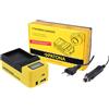 Patona Caricatore USB doppio LCD per Olympus OM-1 BLX-1 "