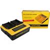 Patona Caricatore USB a doppio LCD per Oregon ICP103446 Scientific ATC9K "